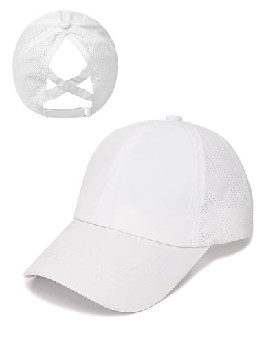Jukota Pferdeschwanz Baseballkappe Damen Sommer Einstellbare Schnell Trocknende