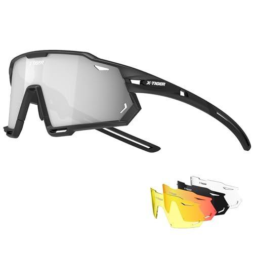 X Tiger Fahrradbrille Polarisiert Sonnenbrille Mit 5 Wechselgl