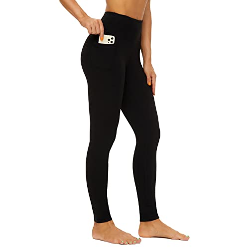 Amytis Sport Leggings Damen Mit Taschen High Waist