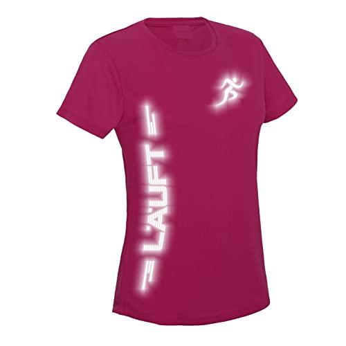 Laufshirt Damen Reflex Funktionsshirt Running T Shirt L