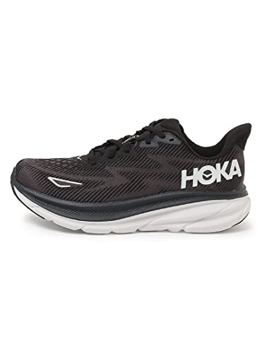 Hoka Damen Clifton 9 Sneaker Black White 40