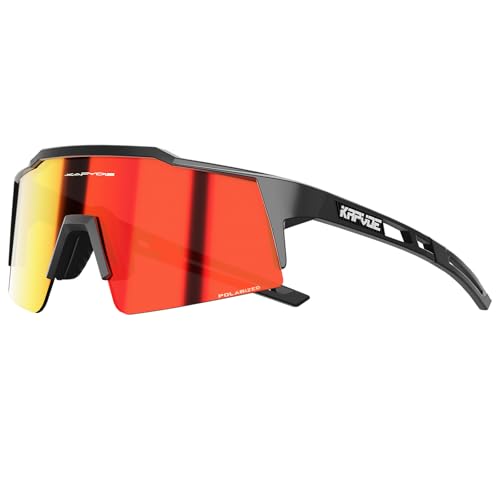 Kapvoe Polarisiert Fahrradbrille Mit 4 Wechselgl Ser Tr90