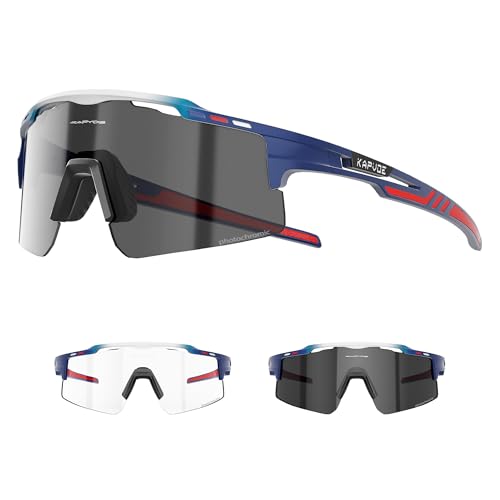 Kapvoe Selbstt Nend Fahrradbrille Photochromatische Uv400 Schutz Klar