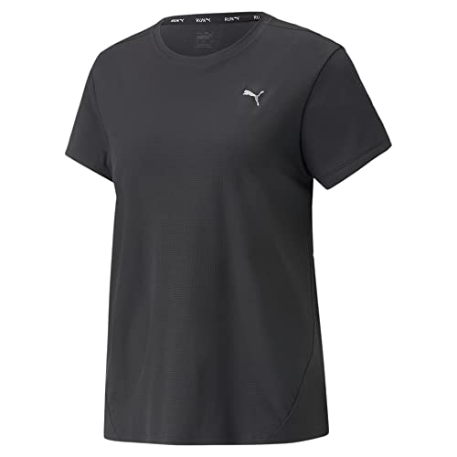 Puma Favourite Damen Laufshirt Kurzarm S Schwarz