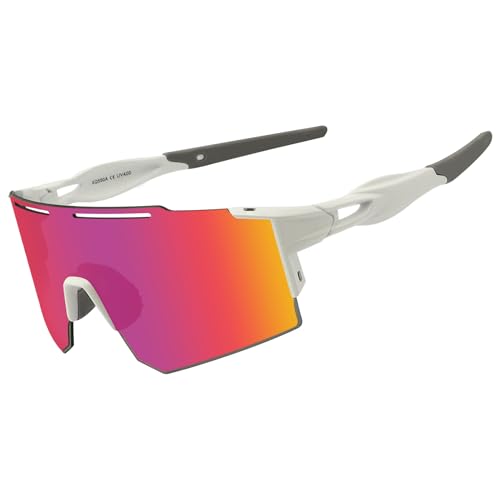 Eninedeuisou Sonnenbrille Fahrradbrille F R Herren Damen Uv