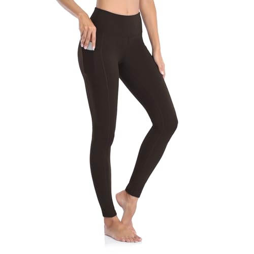Gimdumasa Sport Leggings Damen Schwarz Gym Leggins High