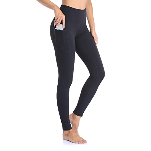 Gimdumasa Sport Leggings Damen Schwarz Gym Leggins High