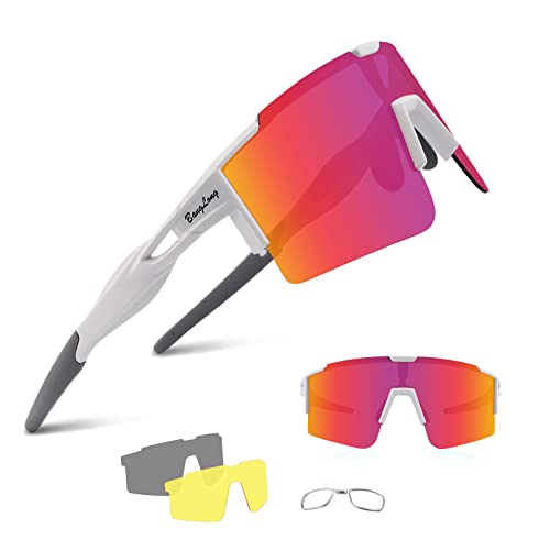 Banglong Polarisierte Sonnenbrille Fahrradbrille Herren Damen Uv 400