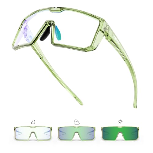 Kapvoe Fahrradbrille Photochromatische Selbstt Nend Sportbrille Sonnenbrille Mountain