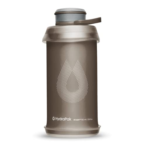 Hydrapak Stash Zusammenklappbare Trinkflasche 750 Ml Mammoth Grey