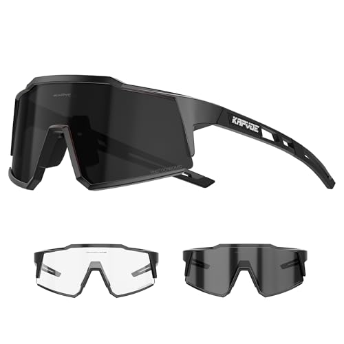Kapvoe Photochromatische Selbstt Nend Fahrradbrille Tr90 Rahmen F
