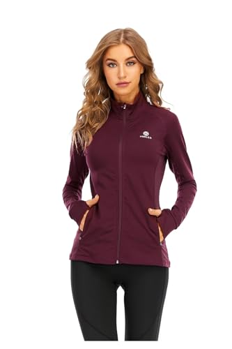 Hdtiyuyp Damen Sportjacke Uv Trainingsjacke Laufjacke Leicht Langarm