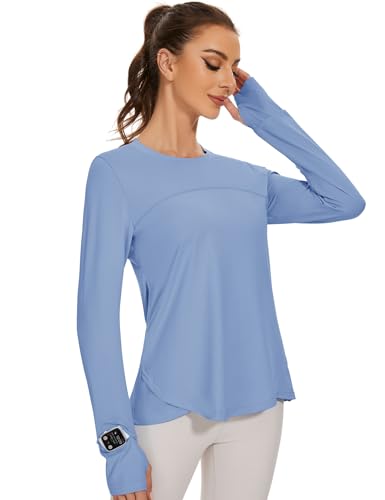 Ieccp Damen Laufshirt Sport Wander Lauf Workout Top