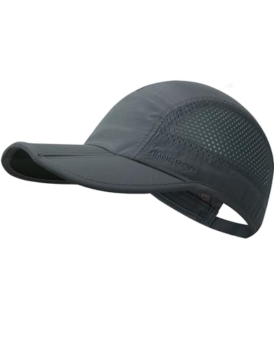 Folding Running Man Hat Visors Sport Cap Summer