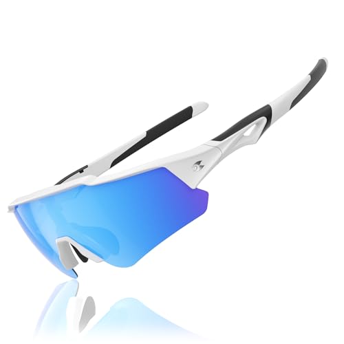 Suoso Schnelle Brille Sportbrille Polarisiert Fahrradbrille Herren Damen