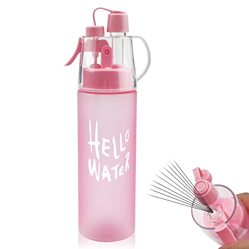 Spray Wasserflasche 580ml Sport Wasserflasche Trinkflasche Beschlagen Wasser