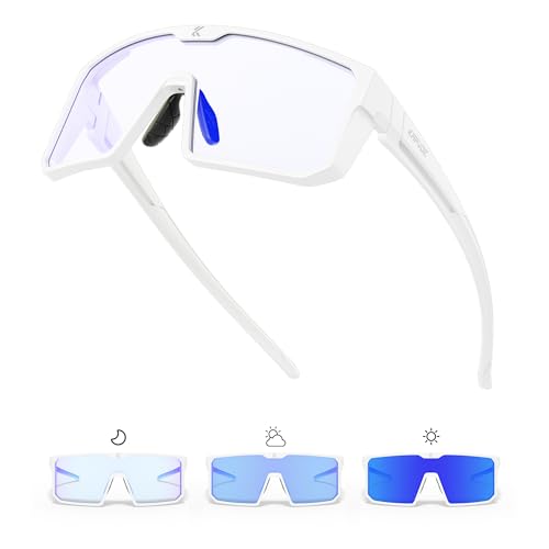 Kapvoe Fahrradbrille Photochromatische Selbstt Nend Sportbrille Sonnenbrille Mountain