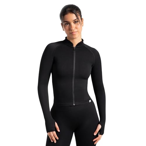 Smilodox Trainingsjacke Damen Revia Slim Fit Laufjacke Mit