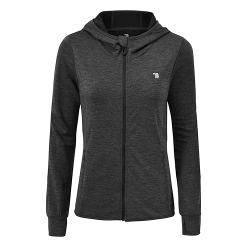 Donhobo Damen Laufjacke Sportjacke Trainingsjacke Langarm Fitness Yoga