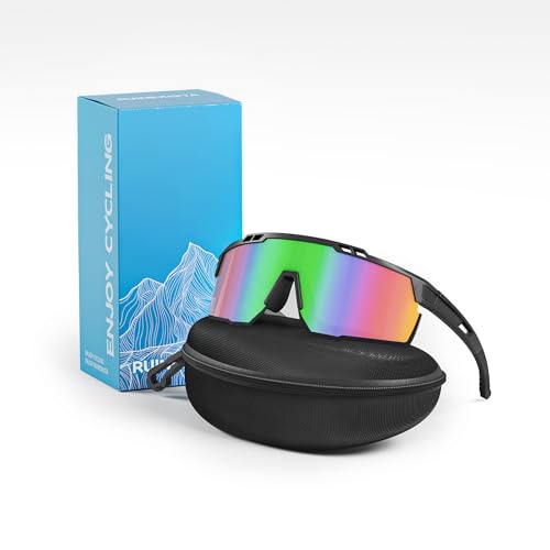 Ruinexista Sportbrille Hd Sonnenbrille Fahrradbrille Ultraleicht Modisch Sonnenschutz