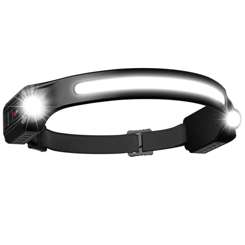 Kopflampe Stirnlampe Led Wiederaufladbar Mit Rotlicht 2xpe Und