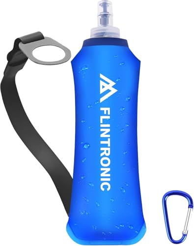 Flintronic Tpu Faltbarer Trinkflaschen 250ml Soft Flask Mit