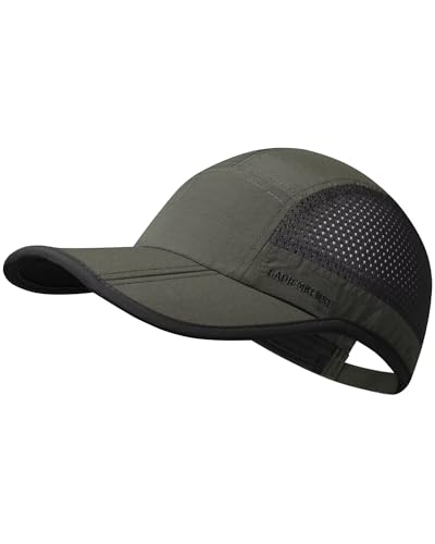 Gadiemkensd Folding Running Men Hat Long Brim Golf