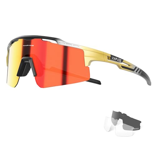 Kapvoe Polarisierte Fahrradbrille F R Herren Damen Mit