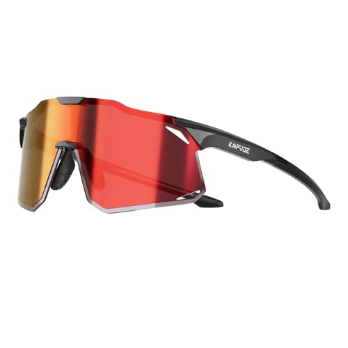 Kapvoe Fahrradbrille Herren Damen Sport Radfahren Sonnenbrille Baseball