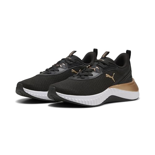 Puma Damen Softride Sera Laufschuhe 39 Black Gold