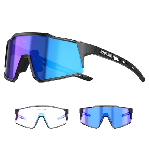 Kapvoe Photochromatische Selbstt Nend Fahrradbrille Tr90 Rahmen F
