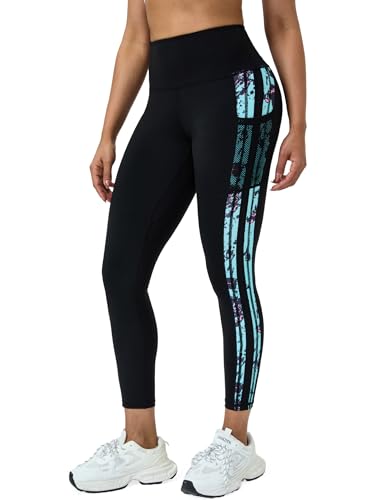 Tuspryt Leggings Damen Mit Taschen Blickdichte Sportleggins Damen