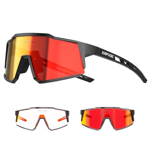 Kapvoe Photochromatische Selbstt Nend Fahrradbrille Tr90 Rahmen F