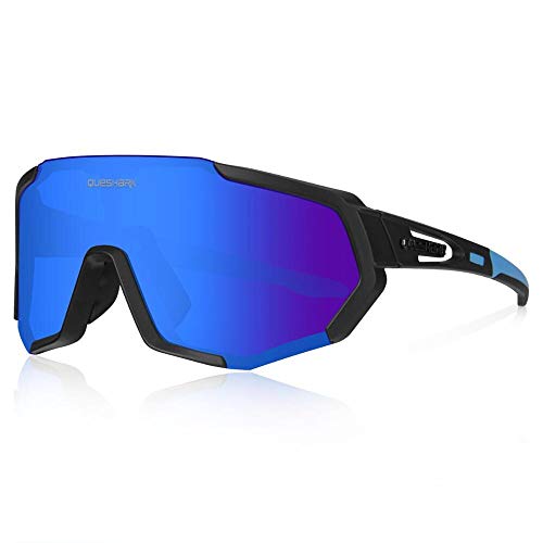 Queshark Schnelle Brille Herren Fahrradbrille Damen Polarisiert Fahrradbrille