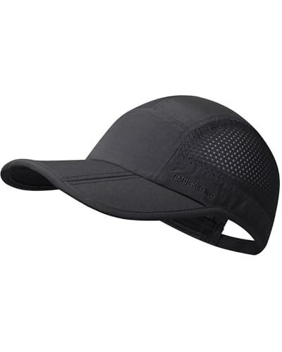 Folding Running Man Hat Visors Sport Cap Summer