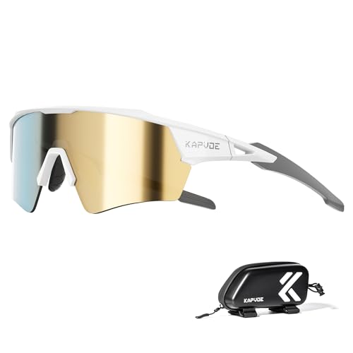 Kapvoe Fahrradbrille Herren Schnelle Brille Damen Rennrad Brille