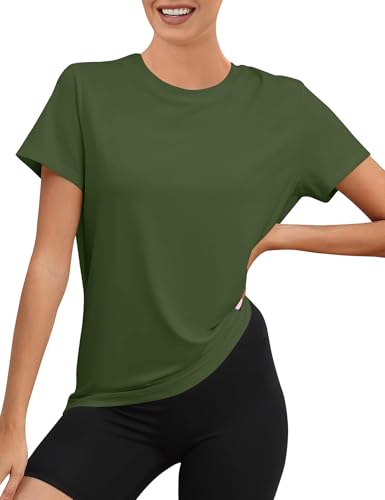 Rapbin Sport Tshirt Damen Sportshirt Funktionsshirt Kurzarm Laufshirt