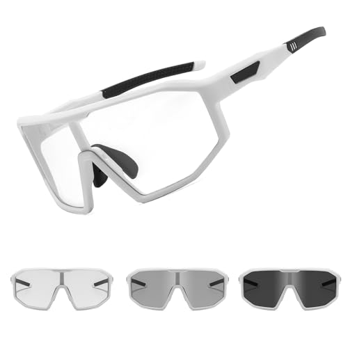 Suertree Selbstt Nend Fahrradbrille Photochromatische Herren Damen Sportsonnenbrille