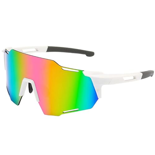 Beciles Sonnenbrille Fahrradbrille Herren Damen Sportbrille Fahrradbrille Schutzbrille