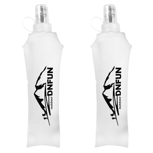 Dnfun 2 Pack Faltbare Trinkflaschen 500ml Bpa Frei