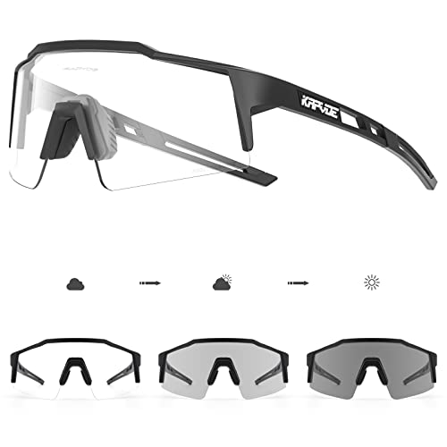 Kapvoe Photochromatische Selbstt Nend Fahrradbrille Tr90 Rahmen F
