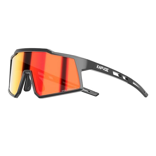Kapvoe Polarisiert Kinder Sonnenbrille Jugend Fahrradbrille Baseball Softball