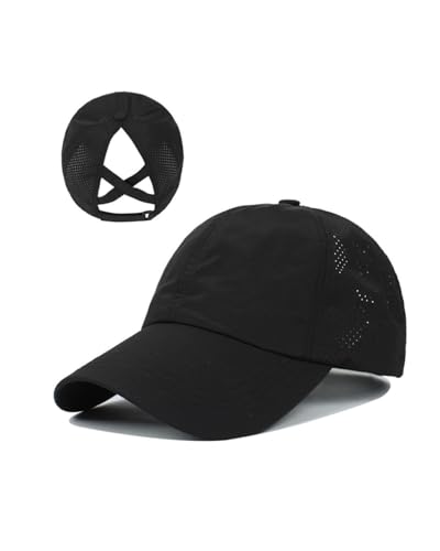Jukota Pferdeschwanz Baseballkappe Damen Sommer Einstellbare Schnell Trocknende