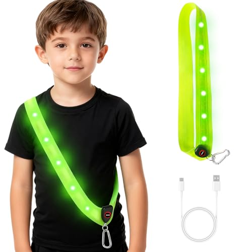 Taimeimao Lauflicht Joggen Mit Reflektoren Usb Ladbarer Led