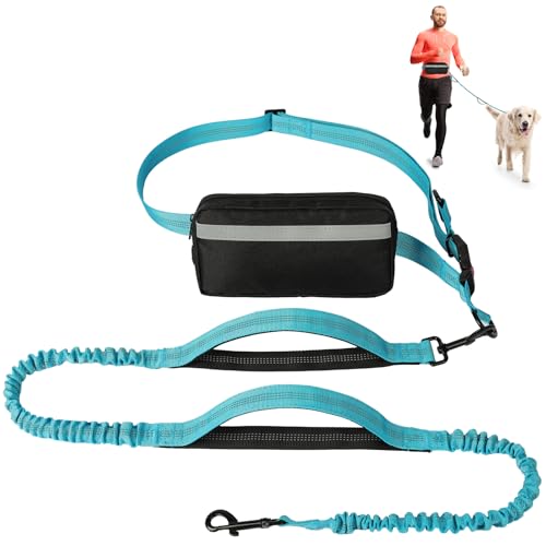 Vsshe Joggingleine Hunde Freihandleinen Hundeleine Mit Verstellbarem H