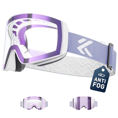 Kapvoe Skibrille Selbstt Nend Anti Beschlag Herren Damen