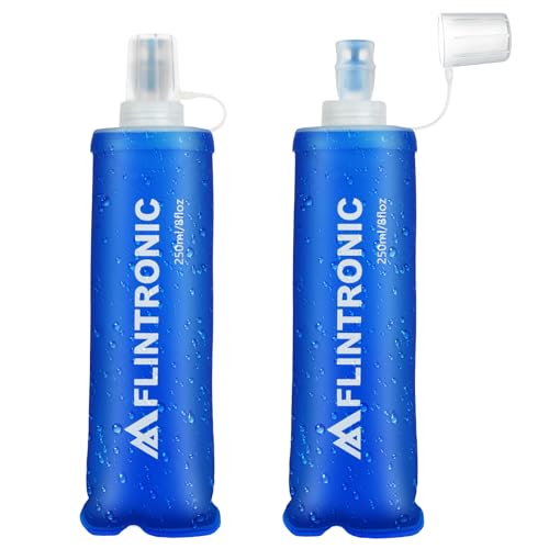 Flintronic Tpu Faltbarer Trinkflaschen 2pcs Soft Flask Bpa