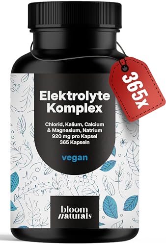 Elektrolyte Komplex 365 Kapseln Mit Chlorid Kalium Calcium