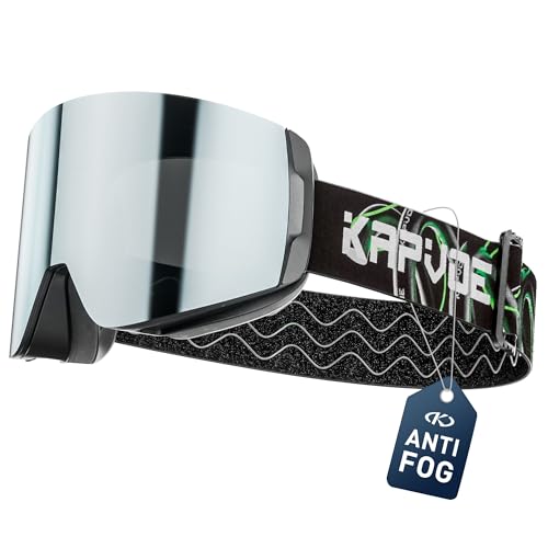 Kapvoe Skibrille Anti Beschlag Herren Damen Snowboardbrille Otg