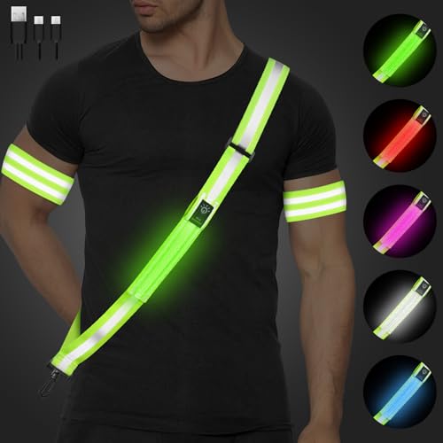 Ainiv Lauflampe Joggen Led Reflektoren G Rtel Hohe